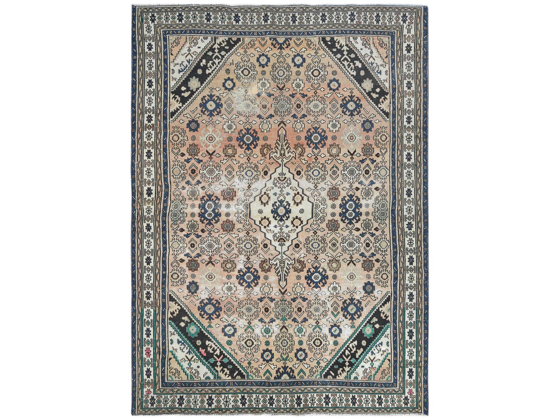 Overdyed & Vintage Rugs LUV730764